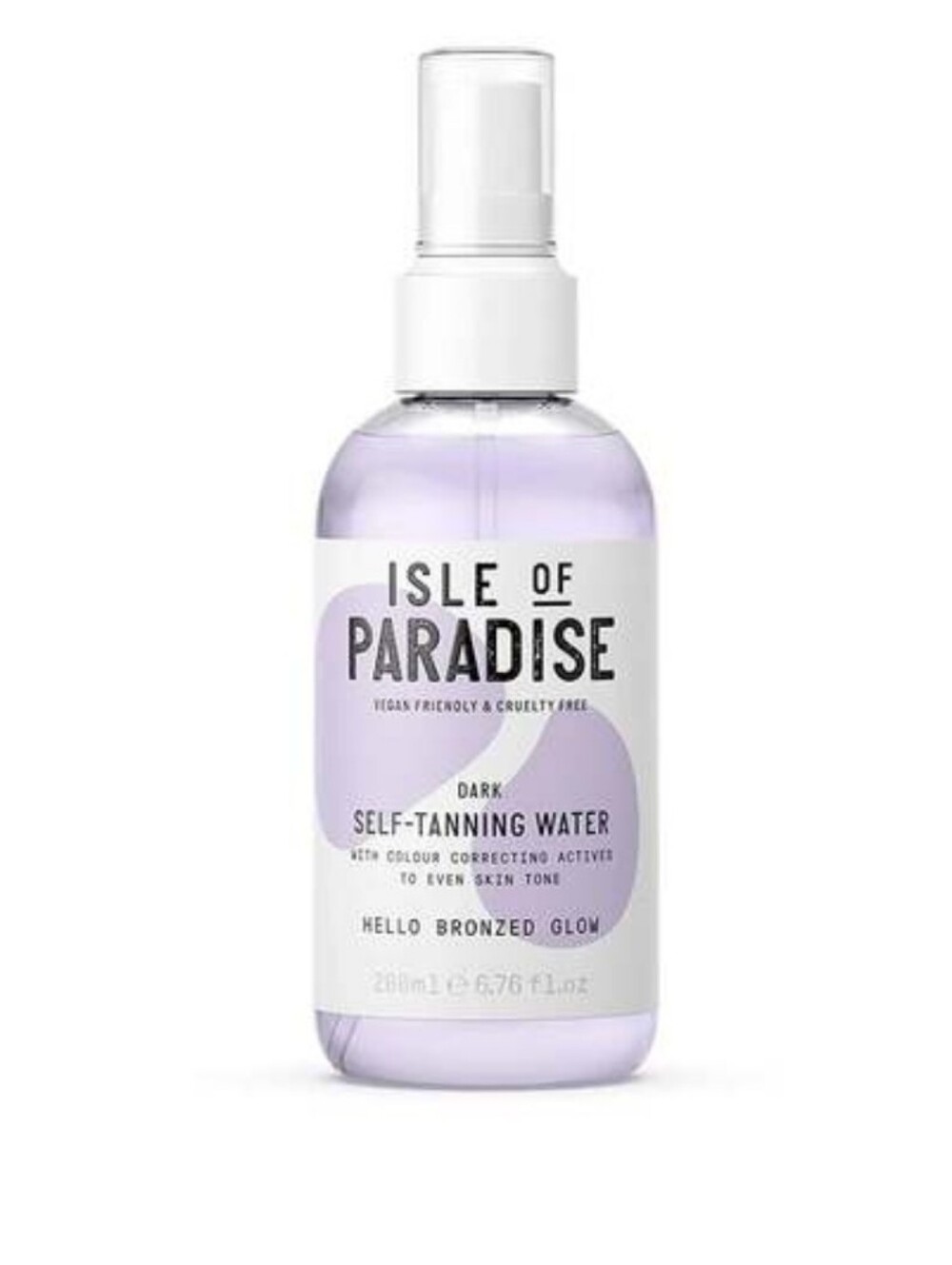 Isle of Paradise Dark Self-Tanning Water 200ml New Bronzed Glow